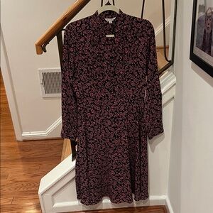 Nanette Lepore Floral Black and Pink Women's Dress